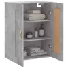  betonszürke szerelt fa fali szekrény 69,5 x 34 x 90 cm