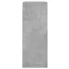  betonszürke szerelt fa fali szekrény 69,5 x 34 x 90 cm