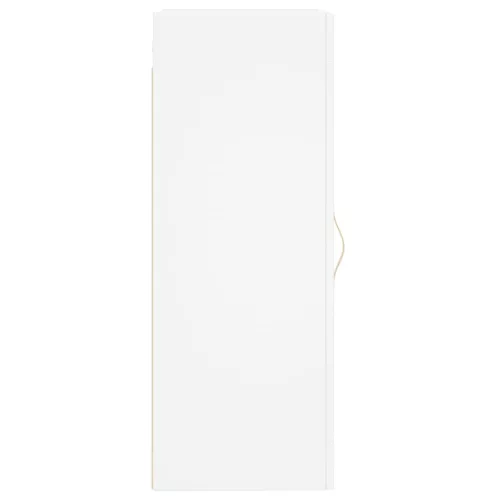  fehér szerelt fa fali szekrény 34,5 x 34 x 90 cm