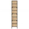  sonoma tölgy színű szerelt fa könyvespolc 78,5 x 33 x 153 cm