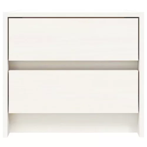  fehér tömör fenyőfa éjjeliszekrény 40x31x35,5 cm