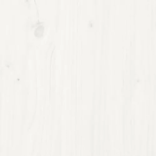  fehér tömör fenyőfa kerti tárolóláda 76 x 42,5 x 54 cm