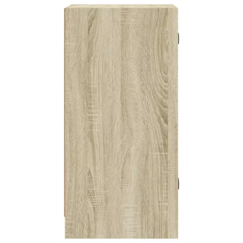  sonoma tölgy színű kisszekrény üvegajtókkal 35 x 37 x 75,5 cm