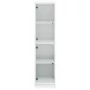  fehér magasszekrény üvegajtókkal 35 x 37 x 142 cm