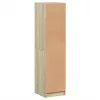  sonoma tölgy színű magasszekrény üvegajtóval 35 x 37 x 142 cm