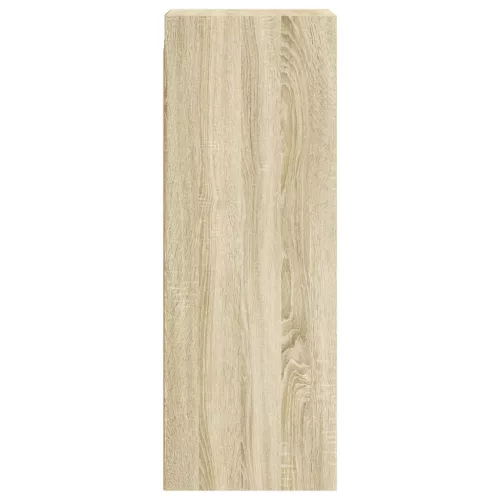  sonoma-tölgyszínű faliszekrény üvegajtókkal 35x37x100 cm