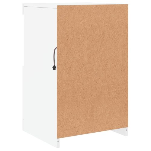  fehér tálalószekrény LED-világítással 41 x 37 x 67 cm