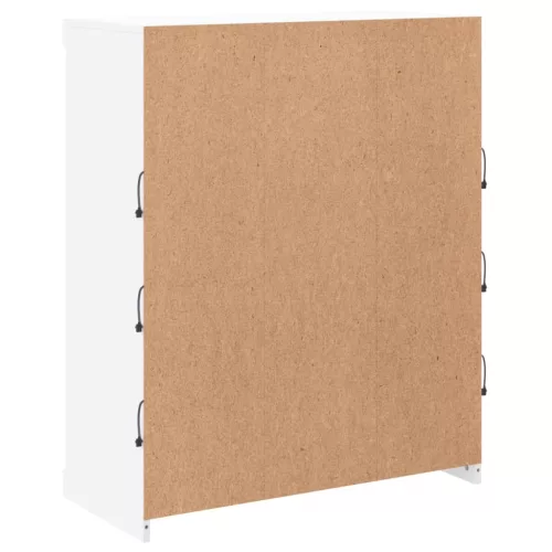  fehér tálalószekrény LED-világítással 81 x 37 x 100 cm