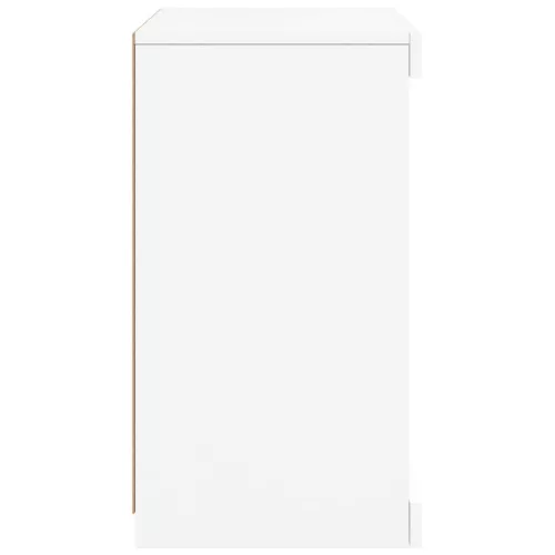  fehér tálalószekrény LED-világítással 41 x 37 x 67 cm