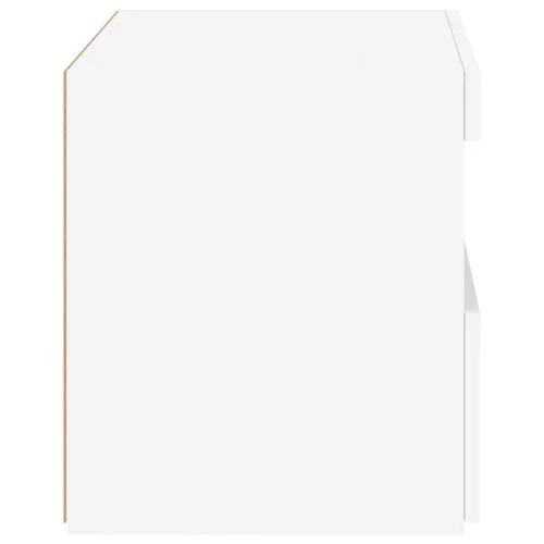  fehér éjjeliszekrény LED-világítással 50 x 40 x 45 cm