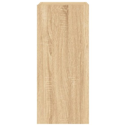  sonoma tölgy színű fali TV-szekrény LED-ekkel 30,5x35x70 cm