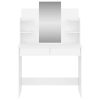  fehér fésülködőasztal tükörrel 96x39x142 cm