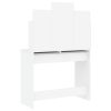  fehér fésülködőasztal tükörrel 96x39x142 cm