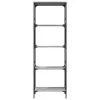  5 szintes szürke sonoma szerelt fa könyvespolc 59 x 35 x 171 cm