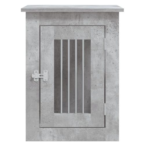  betonszürke szerelt fa kutyaketrec 45 x 62 x 59 cm