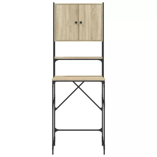  sonoma tölgy színű mosógépszekrény 68x48,5x194 cm