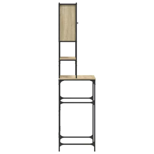  sonoma tölgy színű mosógépszekrény 68x48,5x194 cm