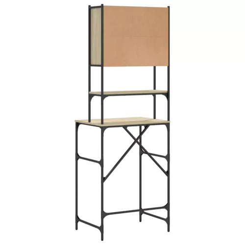  sonoma tölgy színű mosógépszekrény 68x48,5x194 cm