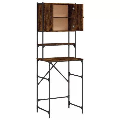  füstös tölgy mosógépszekrény 68x48,5x194 cm