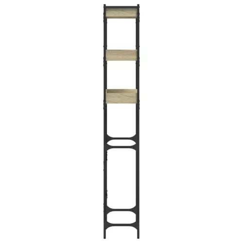  sonoma tölgy színű szerelt fa mosógéppolc 67 x 25 x 163 cm