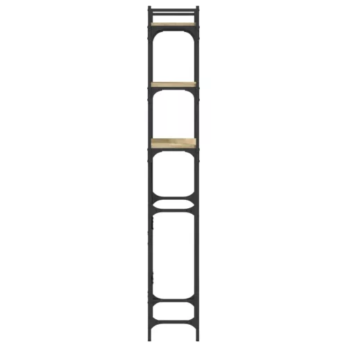  sonoma tölgy színű szerelt fa mosógéppolc 67 x 25 x 163 cm