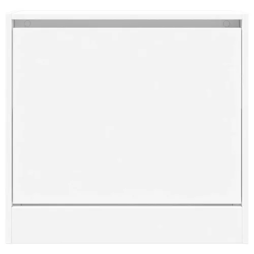  fehér szerelt fa cipőszekrény 60 x 21 x 57 cm