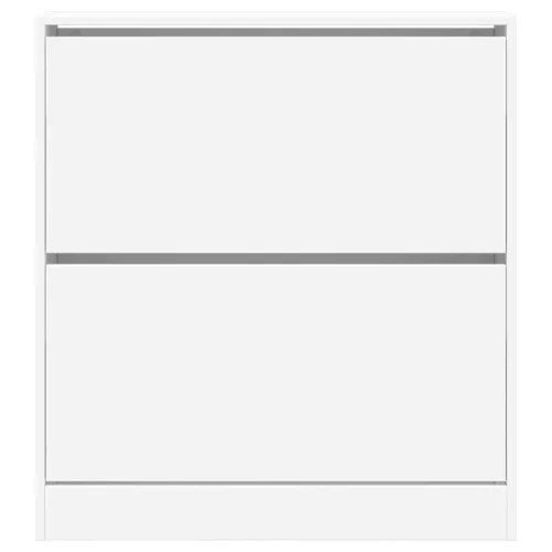  fehér szerelt fa cipőszekrény 80 x 21 x 87,5 cm