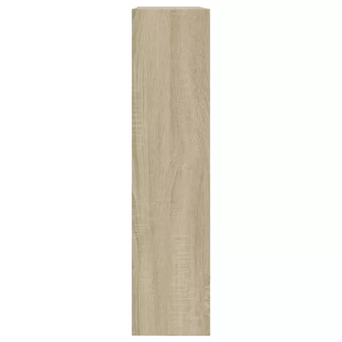  sonoma tölgy színű szerelt fa cipőszekrény 80 x 21 x 87,5 cm