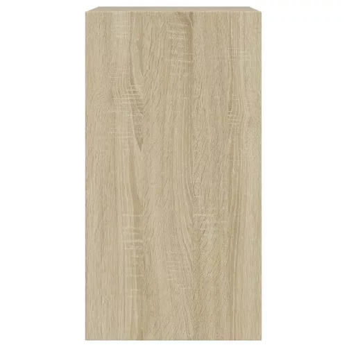  sonoma tölgy színű szerelt fa cipőszekrény 60 x 34 x 63,5 cm