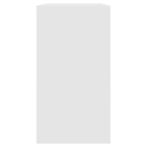  fehér szerelt fa cipőszekrény 80 x 34 x 63 cm