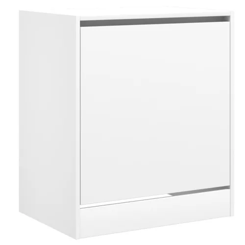  fehér szerelt fa cipőszekrény 60 x 42 x 69 cm