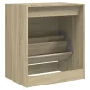  sonoma tölgy színű szerelt fa cipőszekrény 60 x 42 x 69 cm