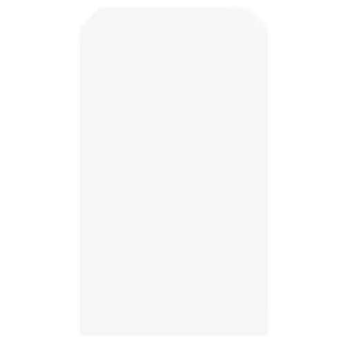  fehér szerelt fa cipőszekrény 80x42x69 cm