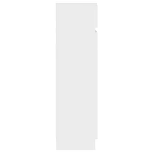  fehér szerelt fa cipőszekrény 100,5 x 28 x 100 cm