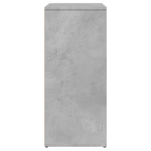  betonszürke szerelt fa tálalószekrény 60 x 31 x 70 cm