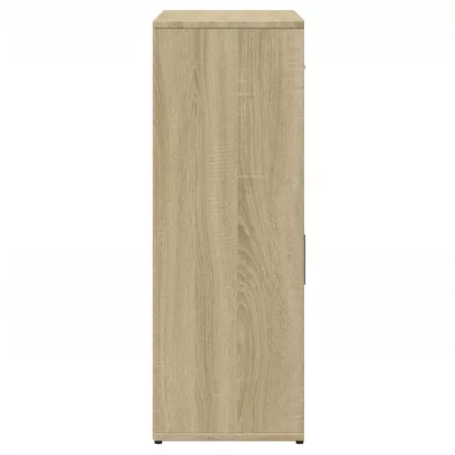  sonoma tölgy színű szerelt fa tálalószekrény 60 x 30 x 84 cm