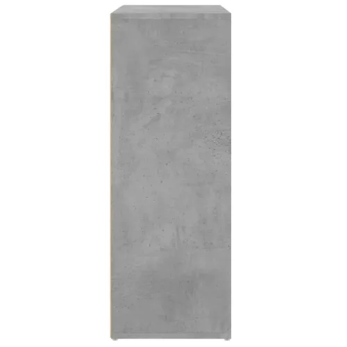 betonszürke szerelt fa tálalószekrény 60 x 31 x 84 cm