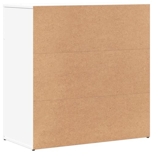  fehér szerelt fa tálalószekrény 79 x 38 x 80 cm