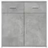  betonszürke szerelt fa tálalószekrény 79 x 38 x 80 cm