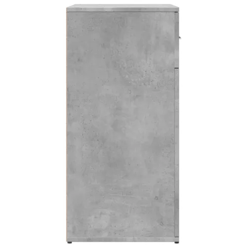  betonszürke szerelt fa tálalószekrény 79 x 38 x 80 cm