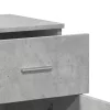  betonszürke szerelt fa tálalószekrény 79 x 38 x 80 cm