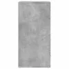  betonszürke szerelt fa tálalószekrény 60 x 39 x 80 cm