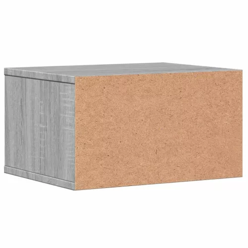  szürke sonoma színű szerelt fa nyomtatóállvány 40x32x22,5 cm