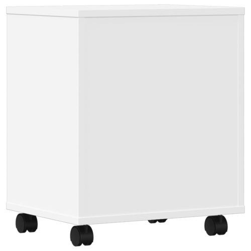  fehér nyomtatóállvány kerekekkel 41 x 32 x 48 cm