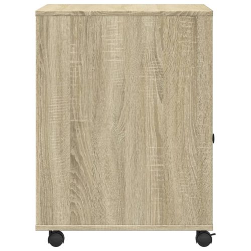  sonoma tölgy színű nyomtatóállvány kerekekkel 60x50x67 cm