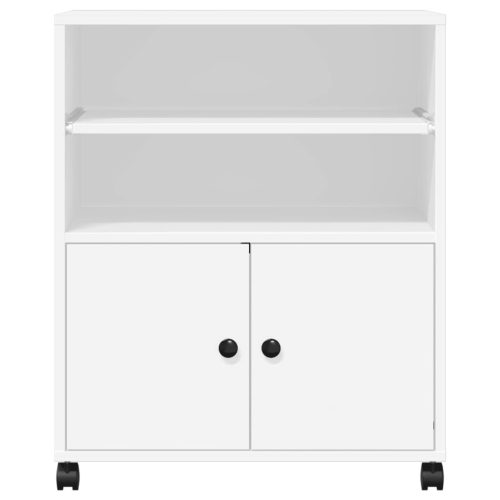  fehér nyomtatóállvány kerekekkel 60x48x74 cm