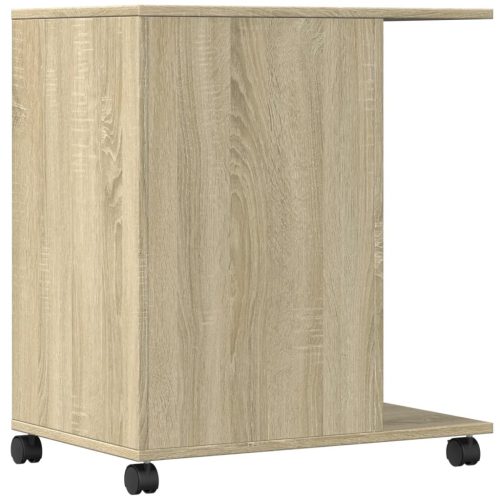  sonoma tölgy színű nyomtatóállvány kerekekkel 60x40x68,5 cm