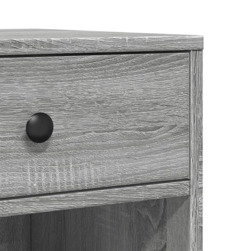  szürke sonoma színű nyomtatóállvány kerekekkel 60x40x68,5 cm