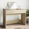  sonoma tölgy színű fésülködőasztal tükörrel 100x45x76 cm