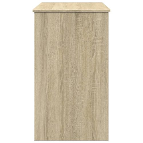  sonoma tölgy színű fésülködőasztal tükörrel 100x45x76 cm